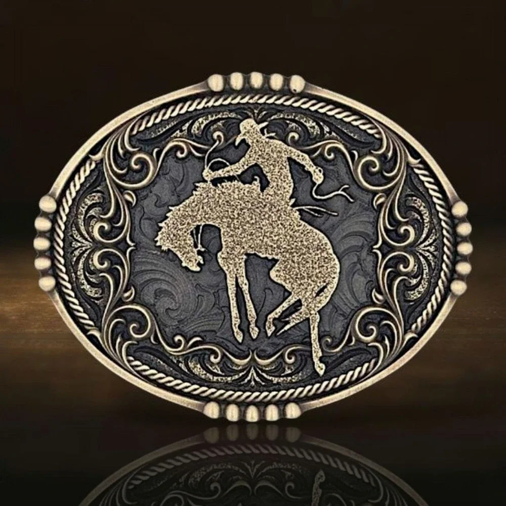 Montana Silversmiths Bucking Bronc Bronze Belt Buckle Retail $45 -‎ NEW!
